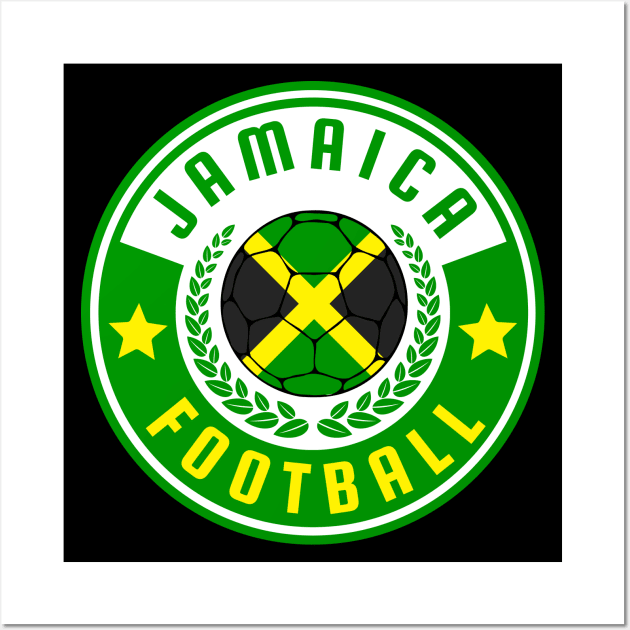 Jamaica Football Wall Art by footballomatic